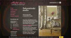 Desktop Screenshot of antredecor.cz
